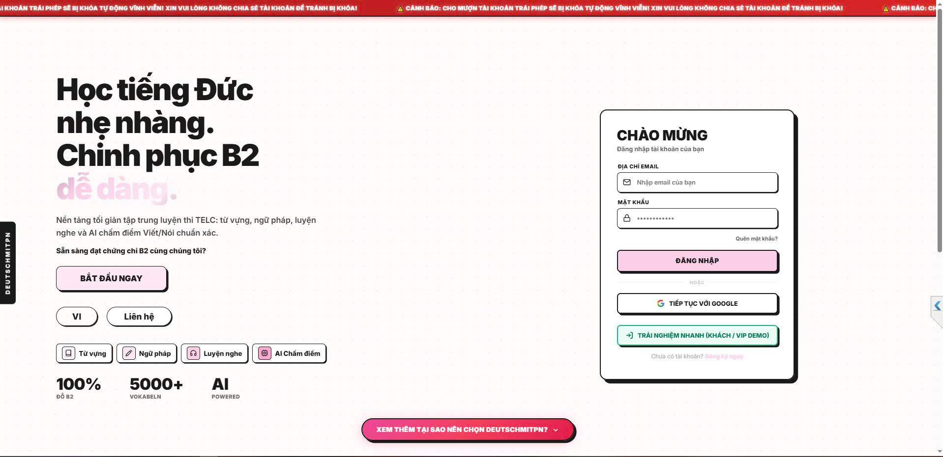 Website học tiếng đức online